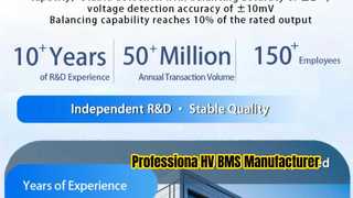 จาก kWh ถึง MWh – BMS ที่ยืดหยุ่นสำหรับทุกโครงการจัดเก็บข้อมูล