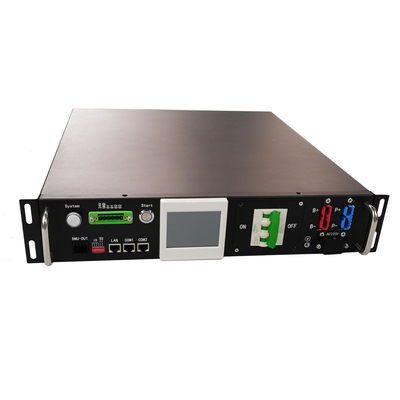 GCE RS485 CAN โปรต็อกอล ระบบแบตเตอรี่แสงอาทิตย์ ESS BMS 204.8V50A 64S ความดันสูง 2U