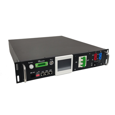 แรงดันไฟฟ้าสูง BMS พร้อมอินเทอร์เฟซการสื่อสาร CAN/RS485 ระดับการป้องกัน IP20 105S 336V 50A UPS ESS