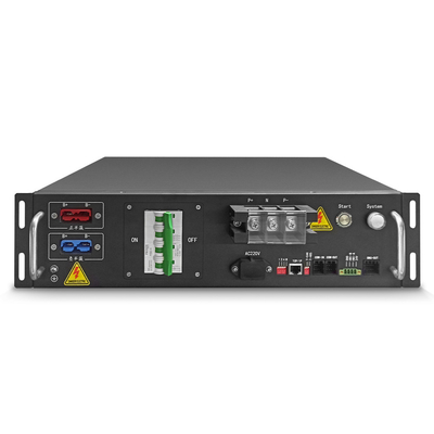ระบบบริหารแบตเตอรี่ GCE ความดันสูง BMS 50A 2.5U พร้อมการสื่อสาร CAN/RS485 สําหรับ UPS แบตเตอรี่ไอออนลิธี
