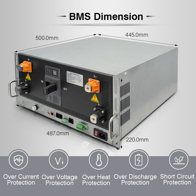 โลเตจสูง 272S870.4V 500A BMS Lifepo4 BMS แบตเตอรี่การเก็บรักษา HV BMS สําหรับแสงอาทิตย์ ESS UPS พลังงาน LFP ระบบ Lifepo4 ESS