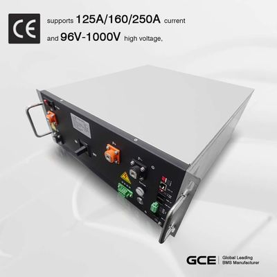 GCE 768V 250A 4s LFP BMS 4U โวลเตจสูง สําหรับการแก้ไขพลังงาน