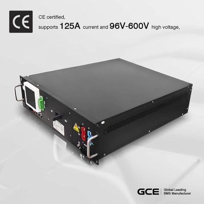 แบตเตอรี่ 3U 19 นิ้ว BMS ระบบบริหารแบตเตอรี่ 480V 125A สําหรับ Lifepo4