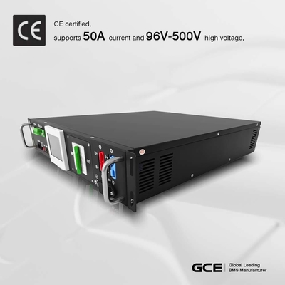 144V/45S ระบบบริหารแบตเตอรี่ความดันสูง BMS 50 แอมเปอร์ 2U สําหรับการเก็บพลังงาน