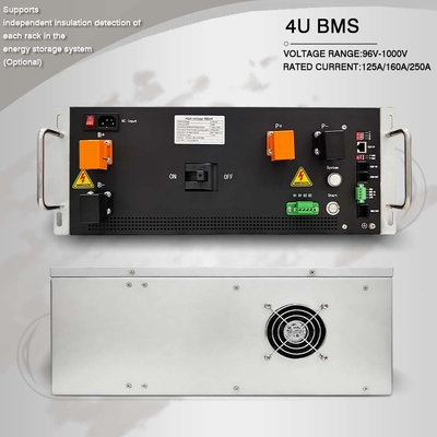 ระบบเก็บพลังงานแบตเตอรี่ 160S ระบบบริหารแบตเตอรี่ลิธีਅਮ 512V 160A Bms