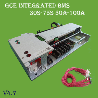 96V-192V ระบบบริหารแบตเตอรี่ความดันสูง Bms 30s-60s 50A