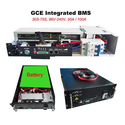 GCE Integrated BMS 30S 60S 75S 50A 100A สำหรับการจัดเก็บพลังงานภายในบ้าน